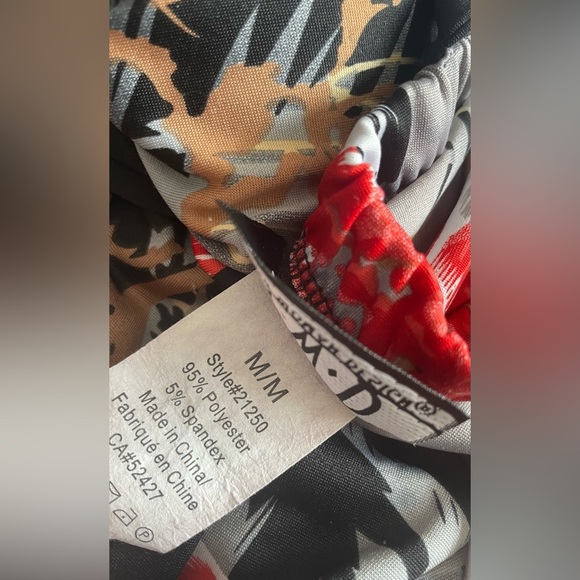 Y2K Flowy Dress with Abstract Print - Picture 5 of 7